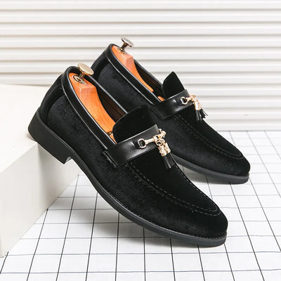 Enzo Silvestri Slip-On Leather Loafers