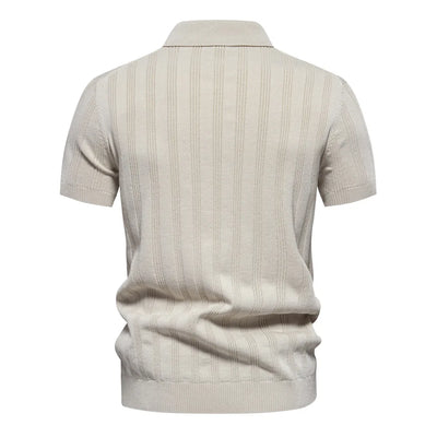 Leon Bonnat Knitted Polo Shirt