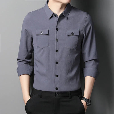 Vinthentic Premium Cotton Button-Up Shirt