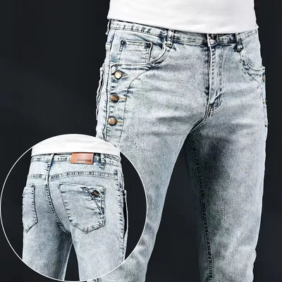 Vincero Men's Slim Fit Denim Jeans