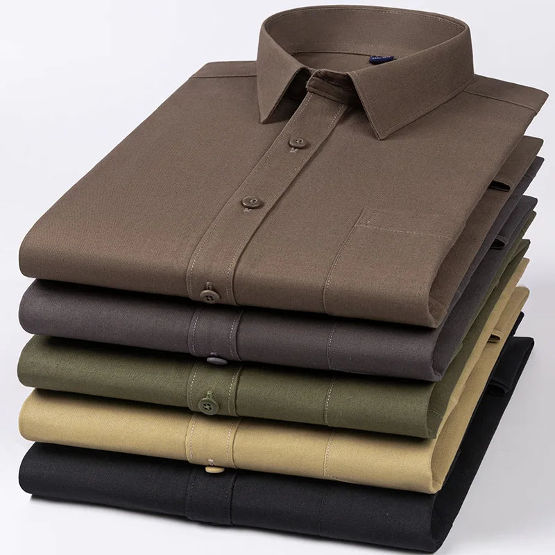 Formaro – Men’s Solid Tactical Dress Shirt