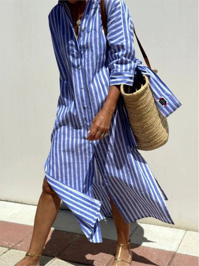 LUREZA - FLOWING AND ELEGANT SHIRT DRESS