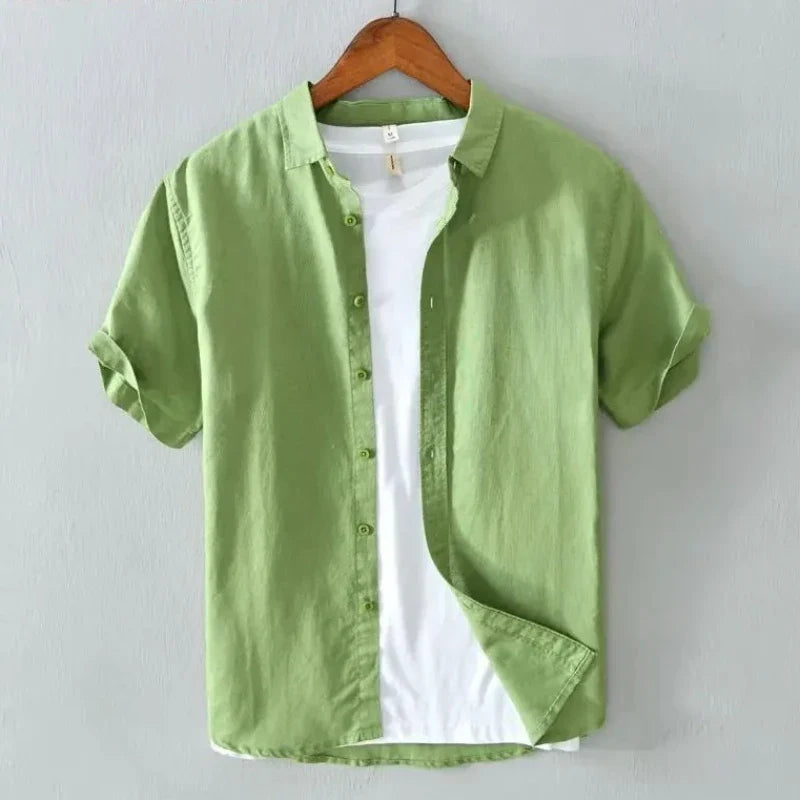 Georges Seurat Linen Button Up Shirt