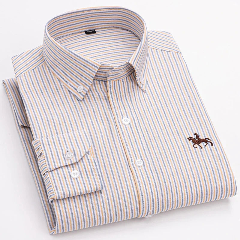 Cavalleri – Men’s Embroidered Oxford Shirt