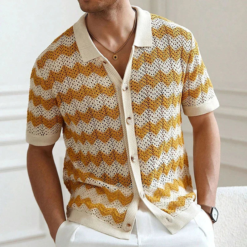 Penarrubia Crochet Shirt