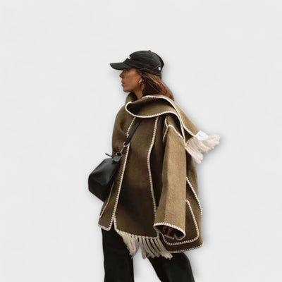 Chanel - Stylish Scarf Coat