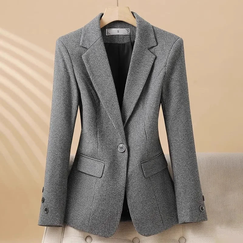 Sabrina One-Button Blazer