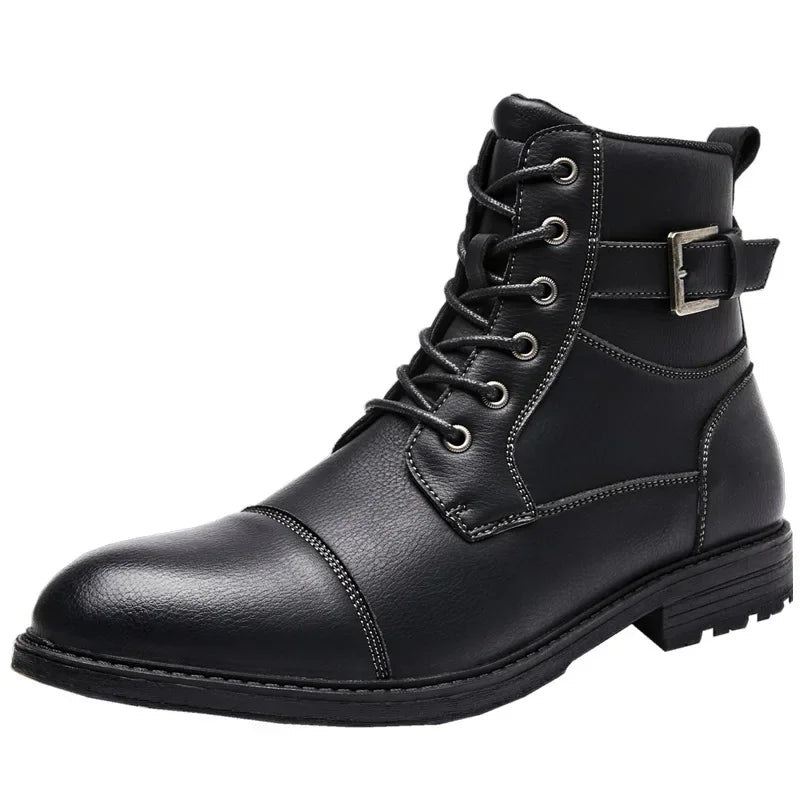 Victor Aldridge Leather Lace-up Boots