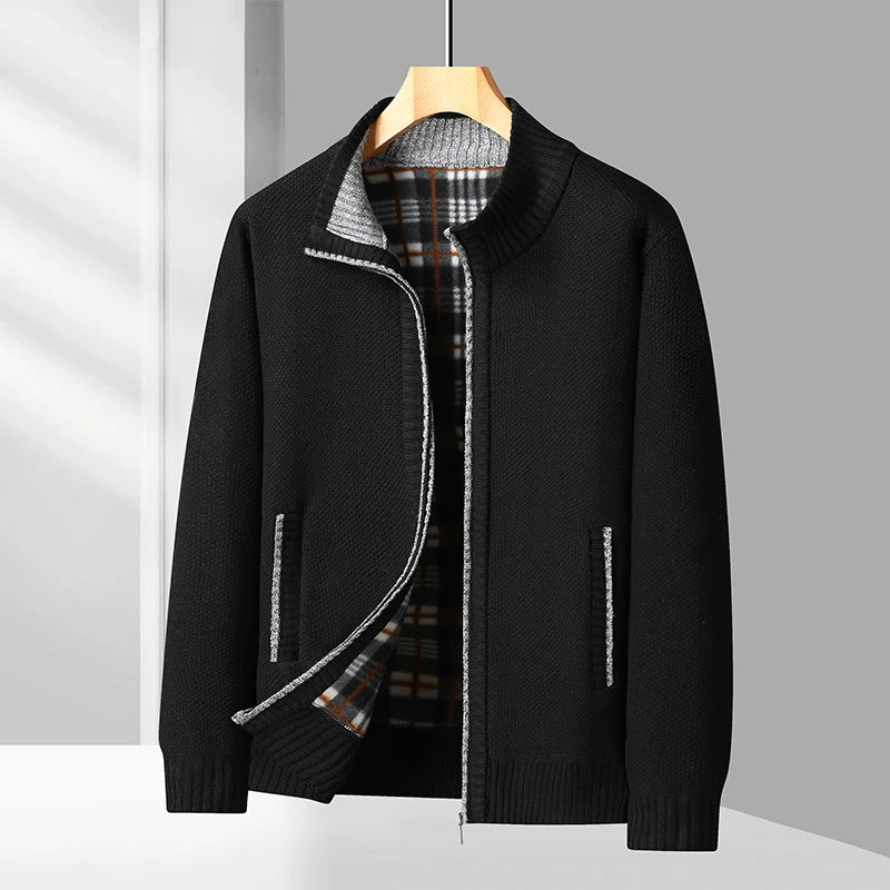 "Domenico" Full-Zip Sweater