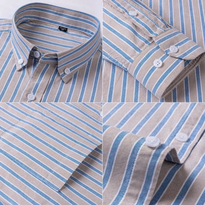 Linevaro – Men’s Modern Stripe Shirt