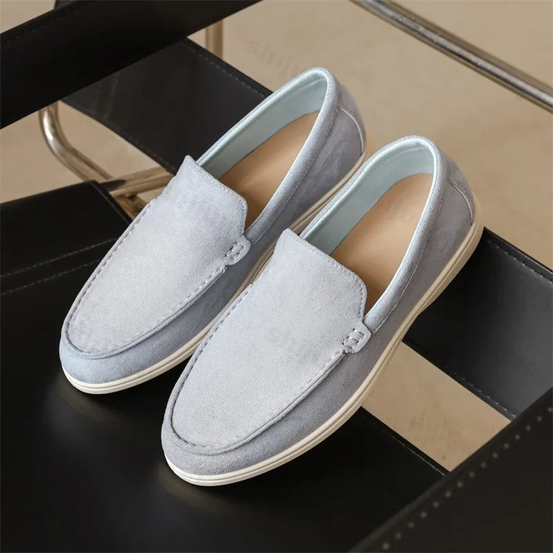 Dante Lucarello Casual Suede Slip-On Loafers