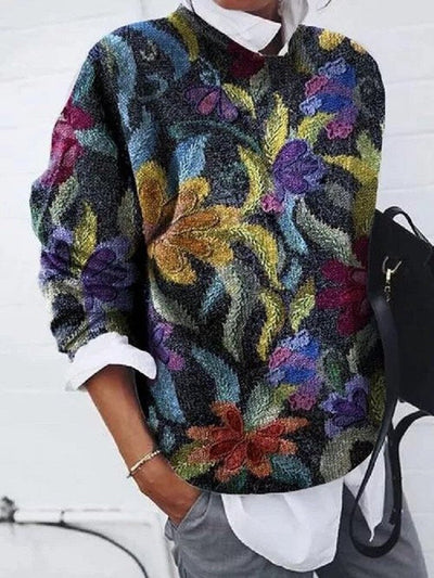 Avencea Flower Sweater