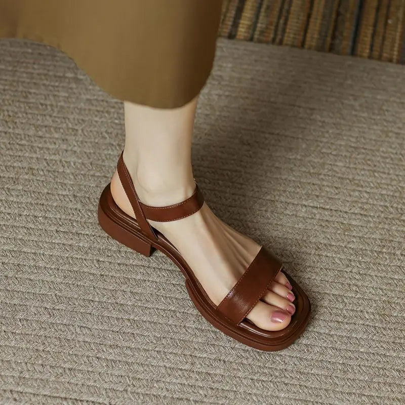 Angelica | Elegant Leather Sandals