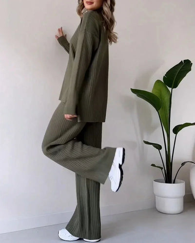 Chloe - Chic Knitted Sweater Set