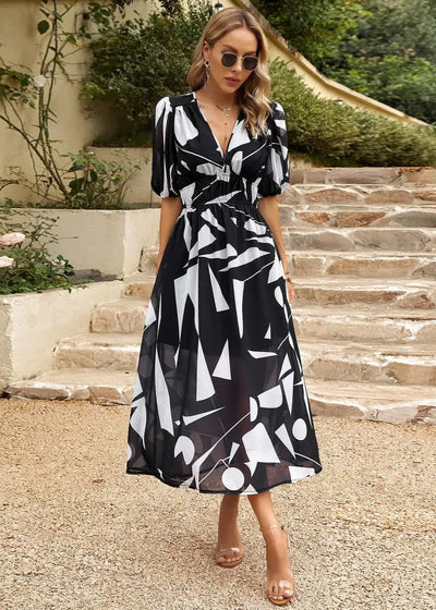 Lily™ - Elegant Floral Summer Dress