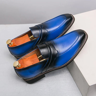 Christophe Beauregard Penny Leather Loafers