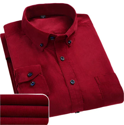 Vellaro – Men’s Premium Corduroy Shirt