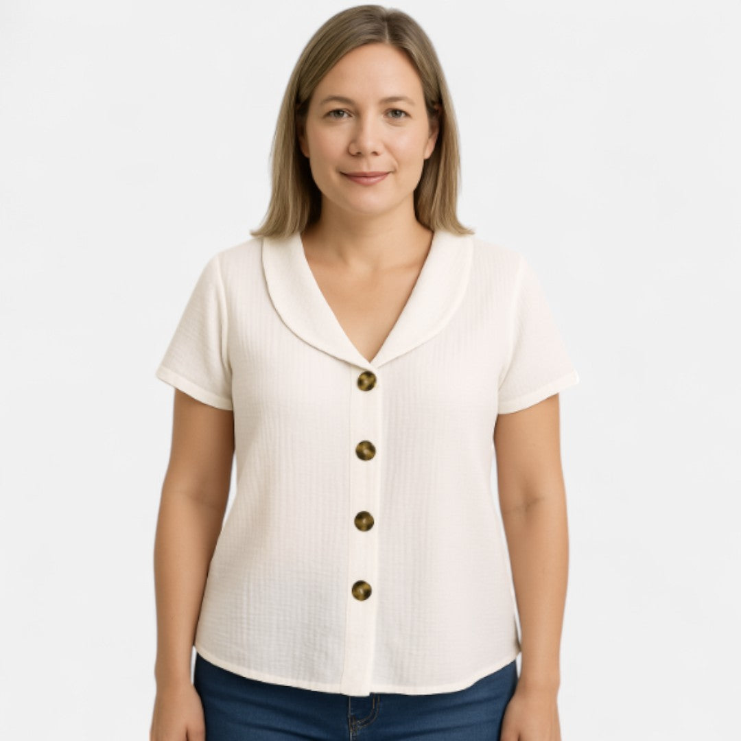 NORTHLINE STUDIO™ | Stylish Buttoned Blouse