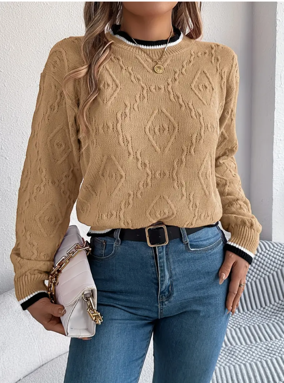 Eva | Crew Neck Classic Sweater