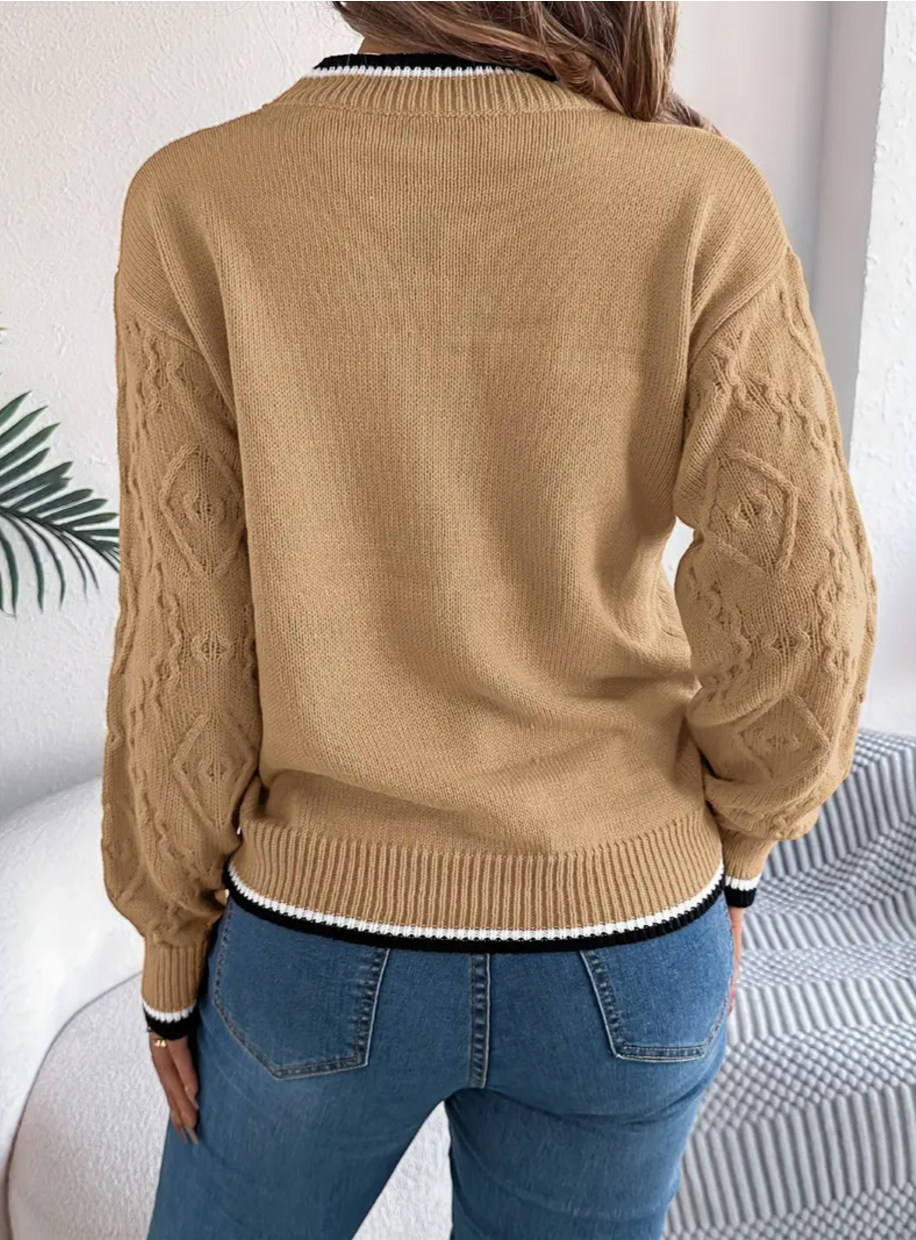 Eva | Crew Neck Classic Sweater