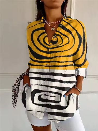 Laeriel™ | Elegant Loose Fit Plus Size Shirt