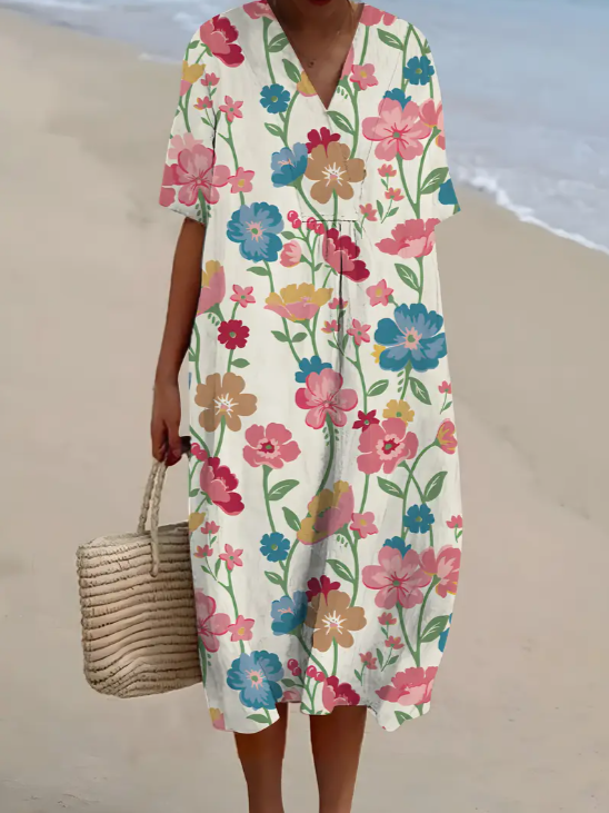 Daisy | Soft Bloom Relaxed Summer Dress