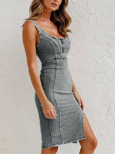 Élodie - Elegant Denim Dress
