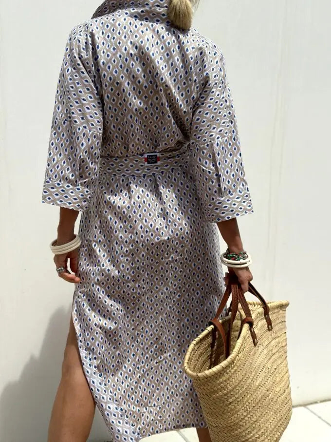 LUREZA - FLOWING AND ELEGANT SHIRT DRESS