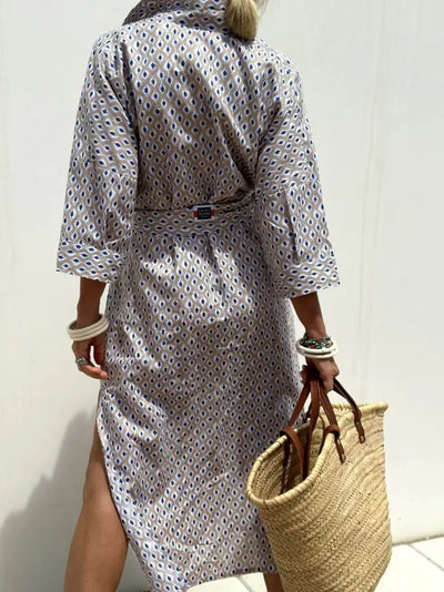 LUREZA - FLOWING AND ELEGANT SHIRT DRESS