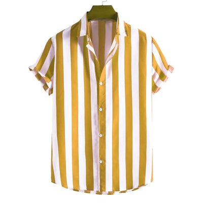 Cavari Stripe Button-Up Shirt