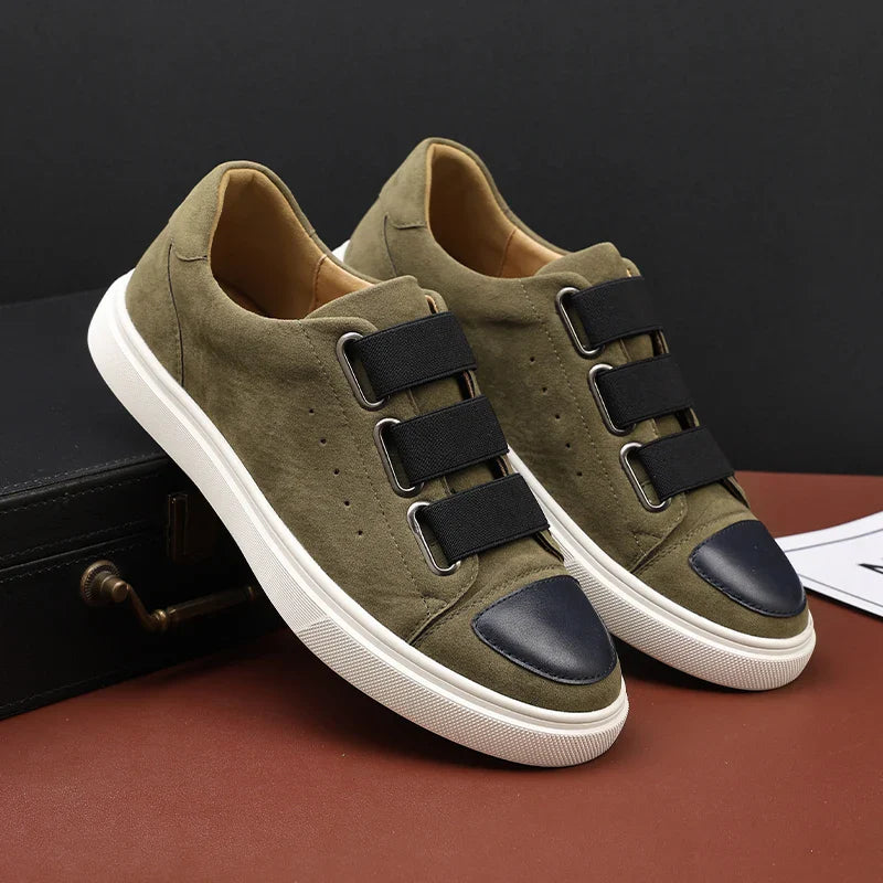 Sergio Amato Slip-on Suede  Sneakers