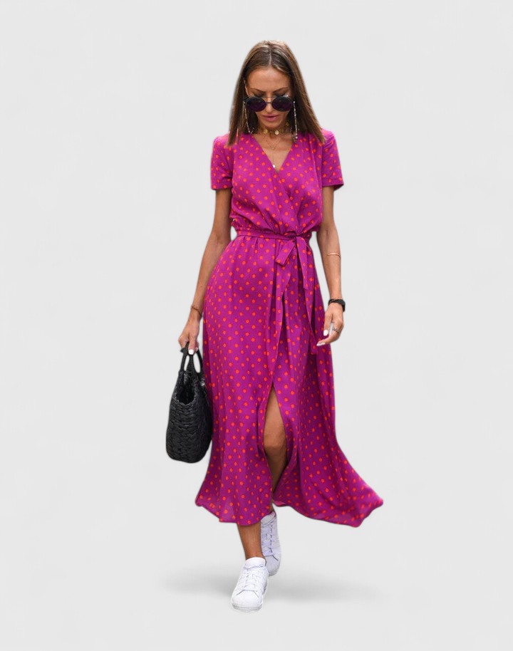 Larikina | Elegant Floral Midi Dress