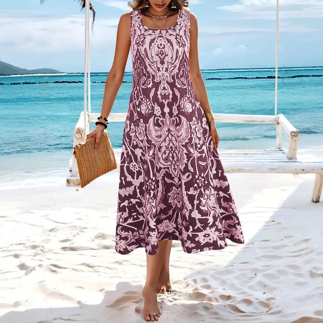 Lila | Boho Pattern Summer Dress