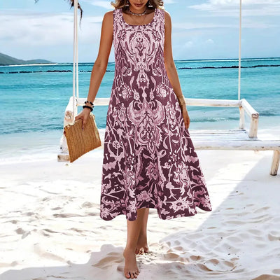 Lila | Boho Pattern Summer Dress
