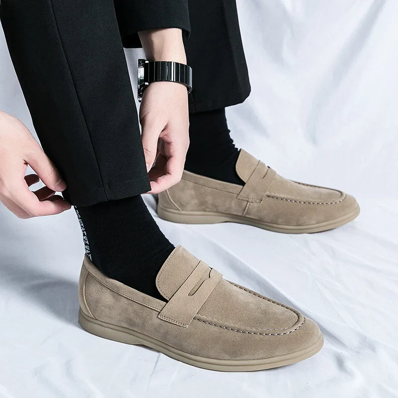 Charles Lebayle Suede Loafers