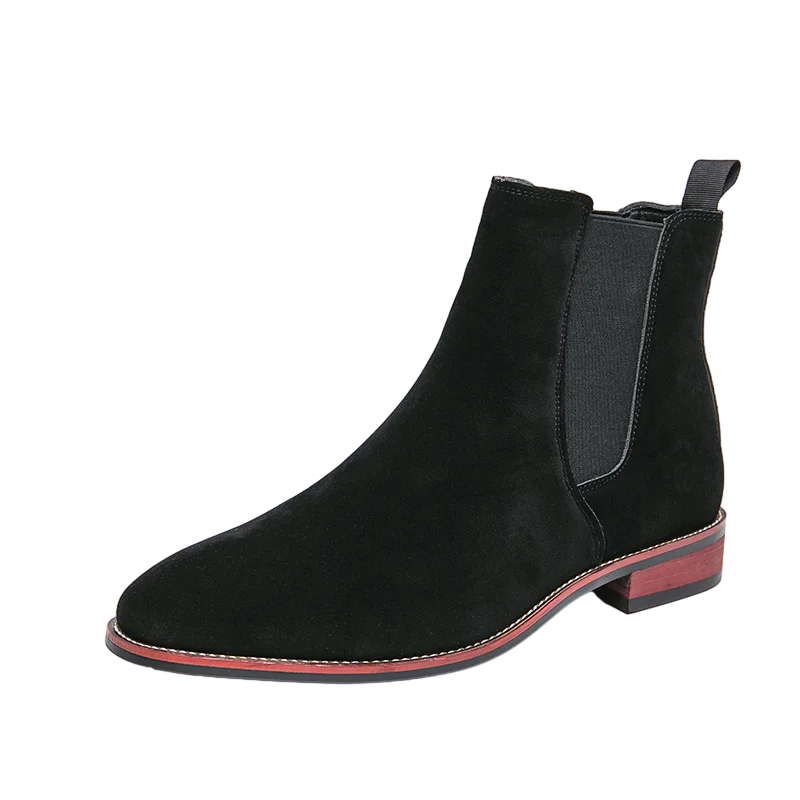 Antoine Rivière Leather Suede Chelsea Boots
