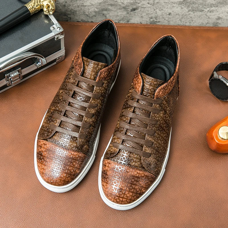 Damien Laurent Casual Leather Sneakers