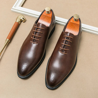 Da Caravaggio Leather Derby Shoes