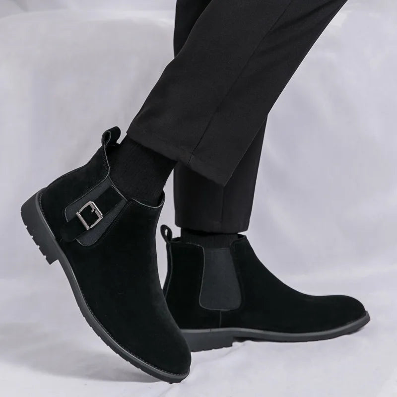 Sandro Giuliani Suede Ankle Boots