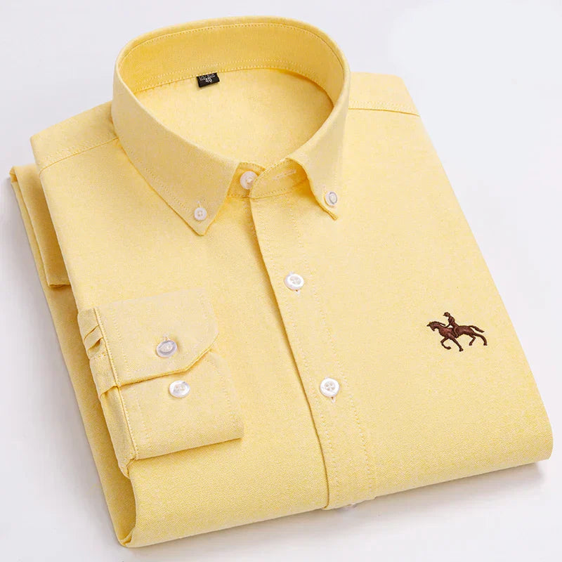 Cavalleri – Men’s Embroidered Oxford Shirt