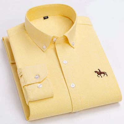 Cavalleri – Men’s Embroidered Oxford Shirt