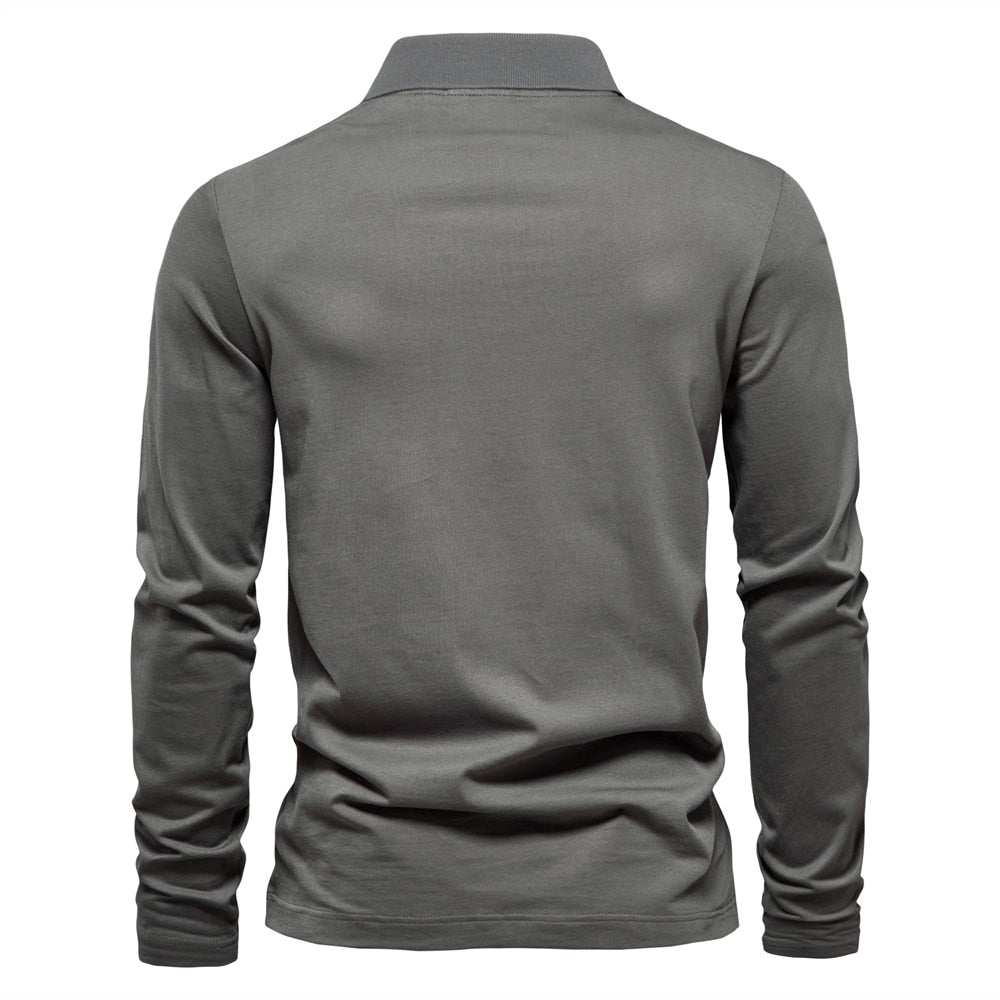 Vinthentic Heritage Men's Long Sleeve Polo