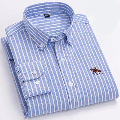 Cavalleri – Men’s Embroidered Oxford Shirt