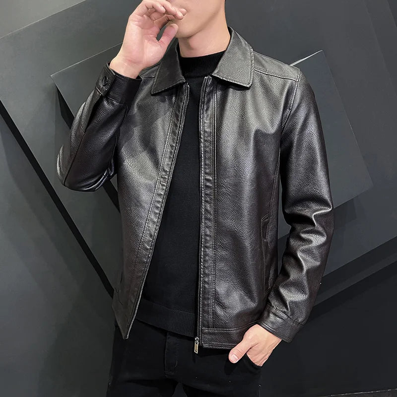 "Corsa Urbana" Leather Jacket