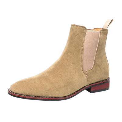 Antoine Rivière Leather Suede Chelsea Boots