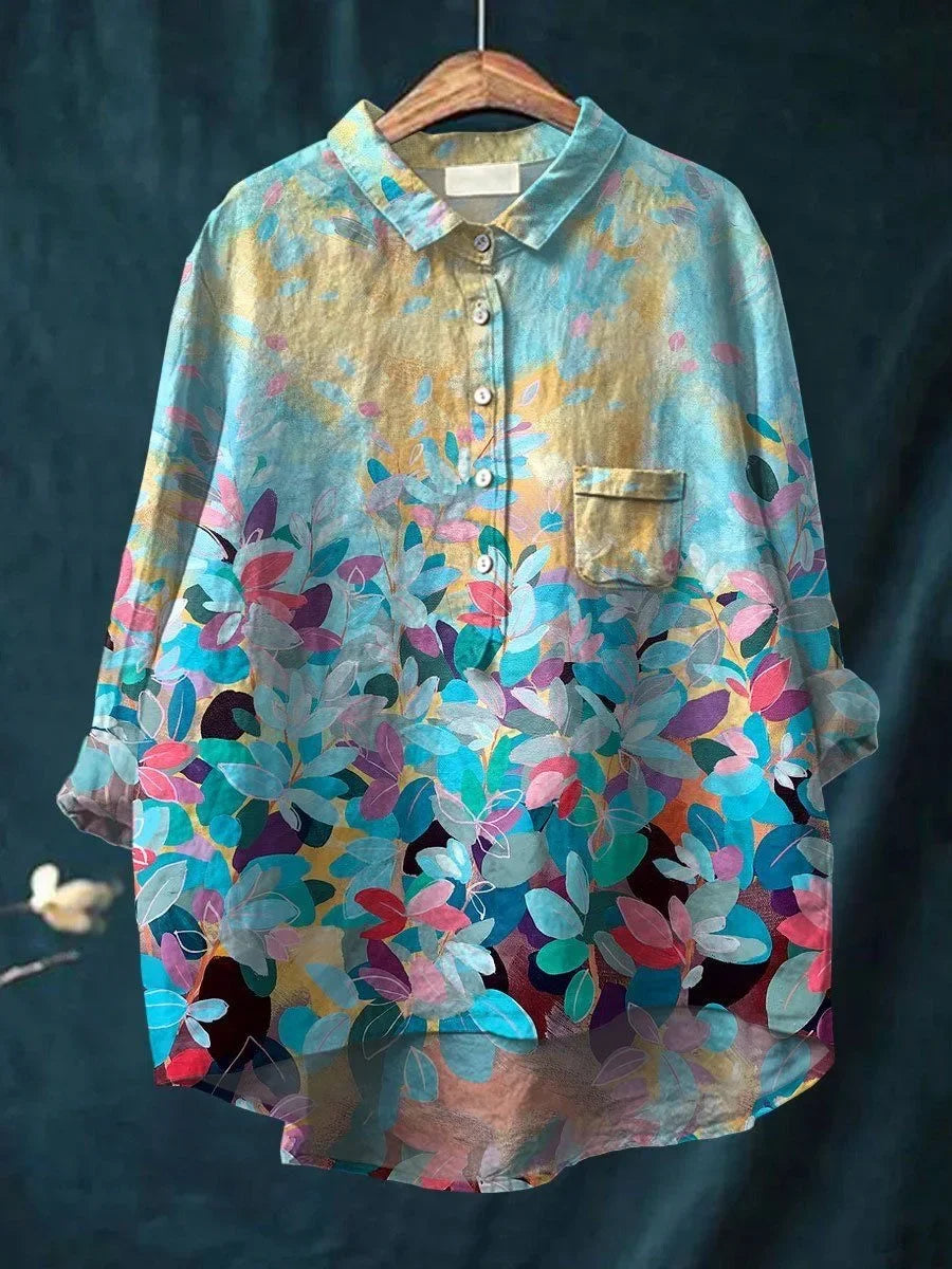 Rosa | Buttoned Floral Statement Shirt