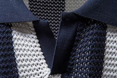 Vinthentic Lazio Men's Striped Polo Shirt