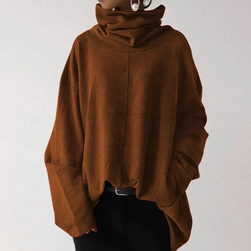 Avencea | Oversized Cozy Sweater with Cowl Neck