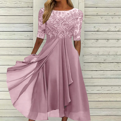 Selena™ | Elegant Lace Embroidered Dress