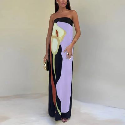 Galina -  Classic Maxi Dress for Summer